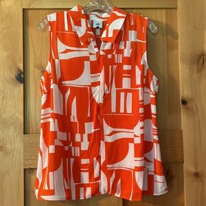 NWT CAbi Kelly Top Sz M